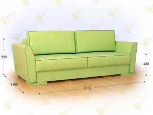 Прямой диван Бруни